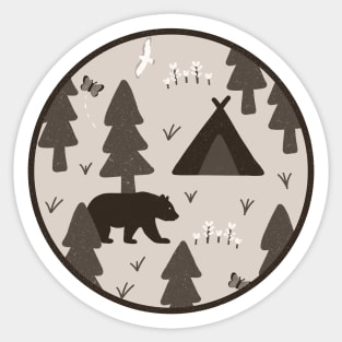 True North (Bark & Stone) Sticker